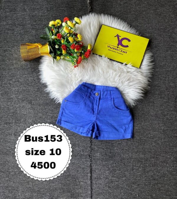 Royal blue bumshort Size 10