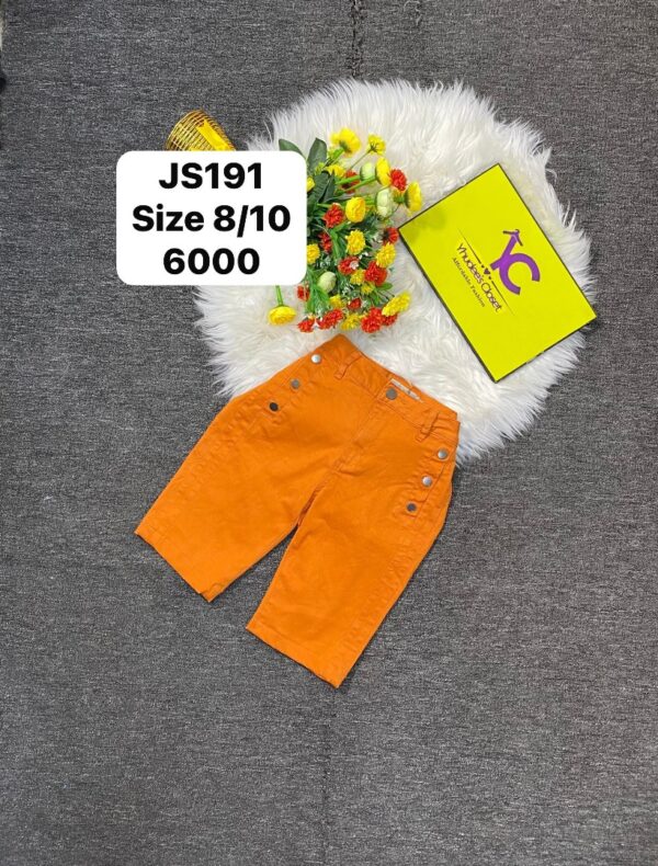 Orange Shorts Size 8/10
