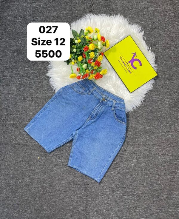 Blue Jean Short Size 12