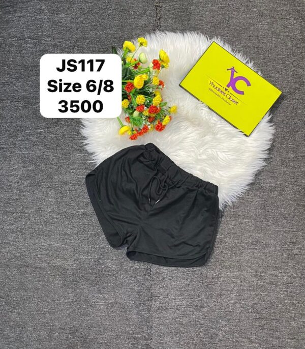 Black Bum Short Size 6/8