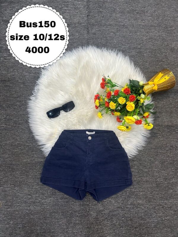 Navy blue bumshort Size 10/s12