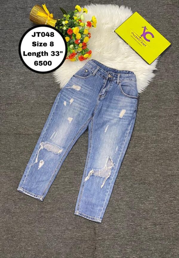 Clean Blue Crazy Jean Size 8, L 33