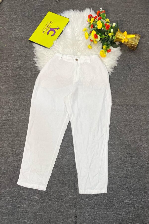 White Pant Trouser Size 14, L 39