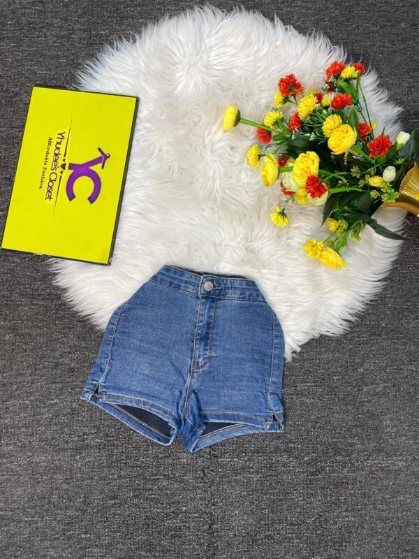 Stretchy High Waist Bum Short Size 4-8