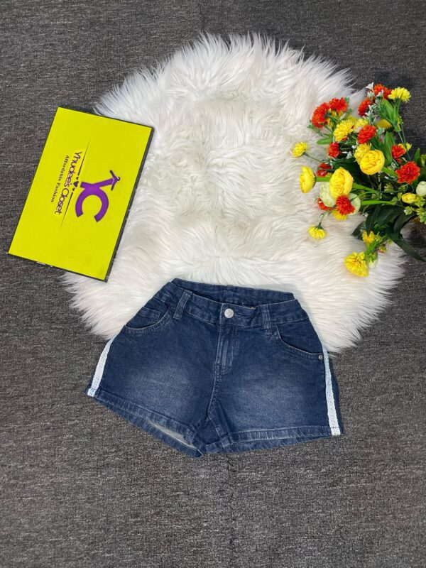 Dark Blue Bum Short Size 8