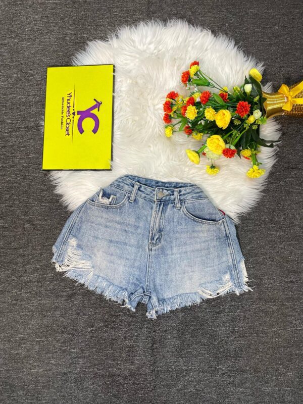 High Waist Ripped Jean Size 8