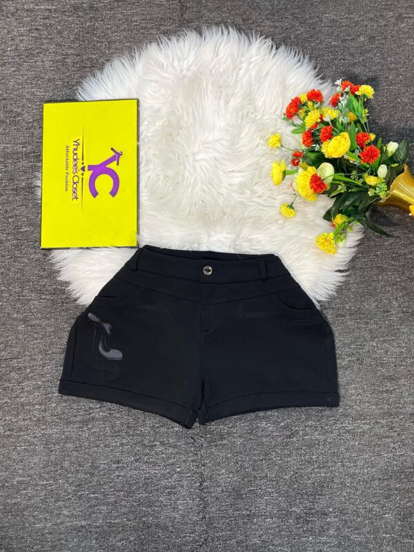 Solid Stretchy Bum Short Size 14