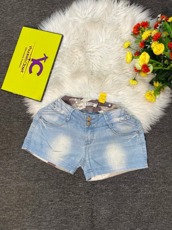 Light Blue Bum Short Size 10