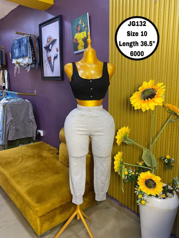 Grey Joggers Size 10, L 36.5