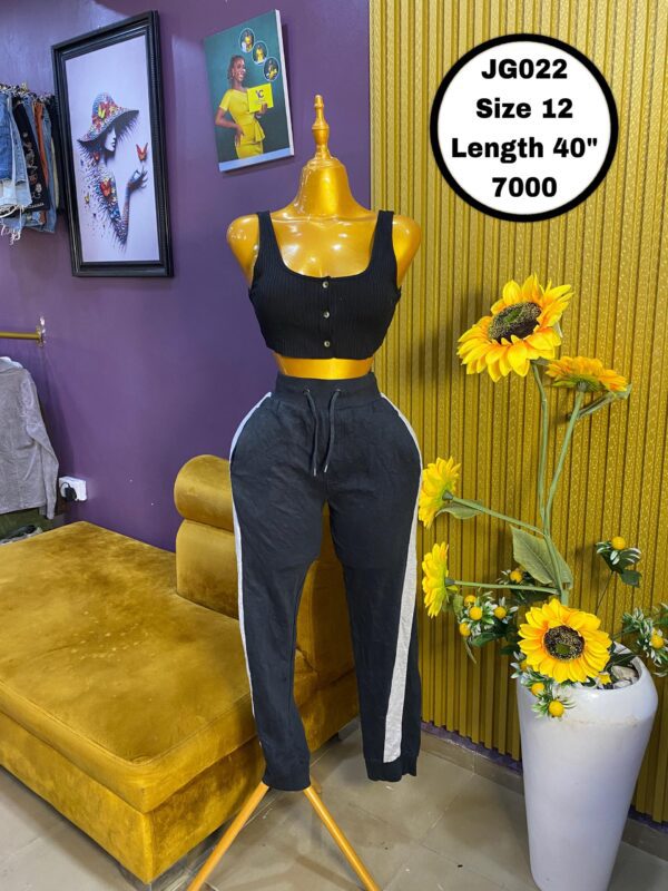 Dark Blue & White Joggers Size 12 L 40