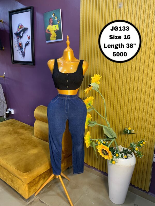 Jean Design Joggers Size 16, L 38