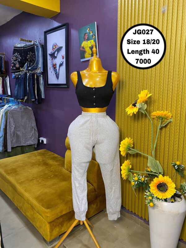 Grey Joggers Size 18/20, L 40