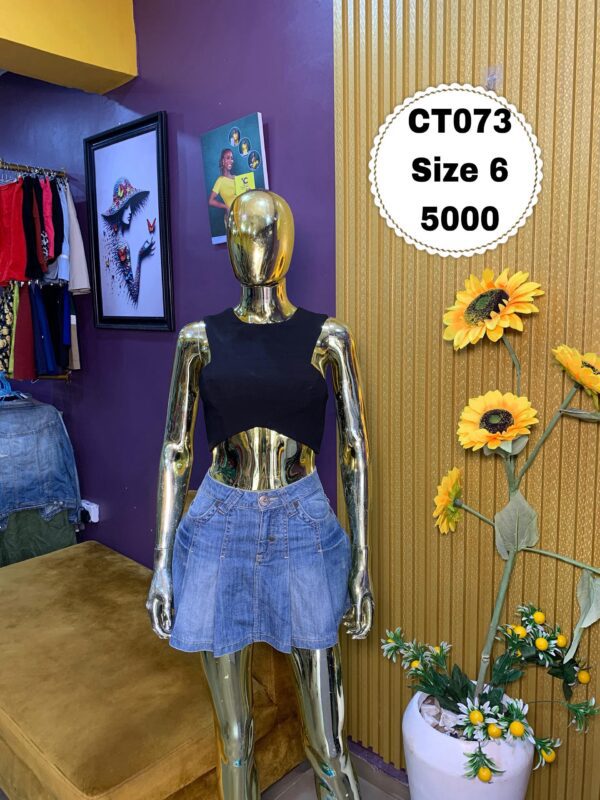 X Design Crop Top Size 6