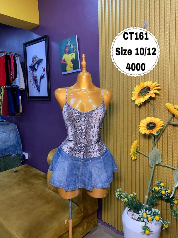 Leopard Skin Crop Size 10/12