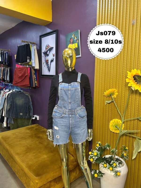 Blue Jean Jump Suit Size 4/6