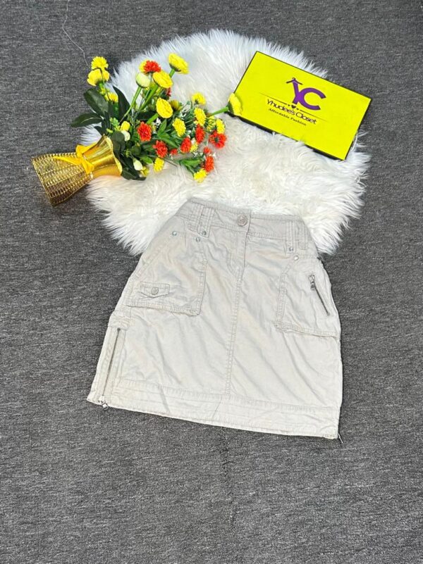 Carton color cargo skirt Size 12 L 19”