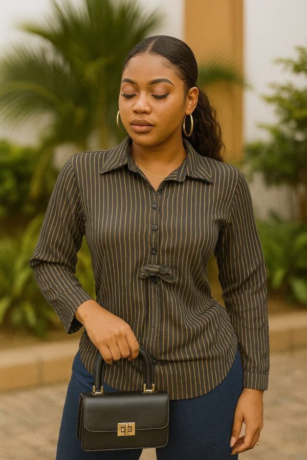 Stripped Top Size 10