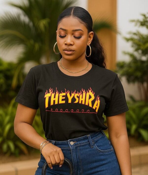 Round Neck Black Top Size 8-12