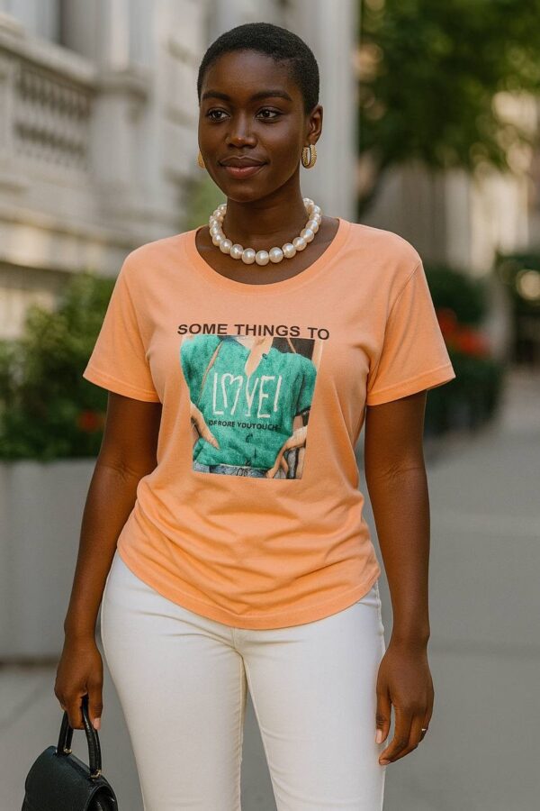 Peach color Round Neck - Size 14/16