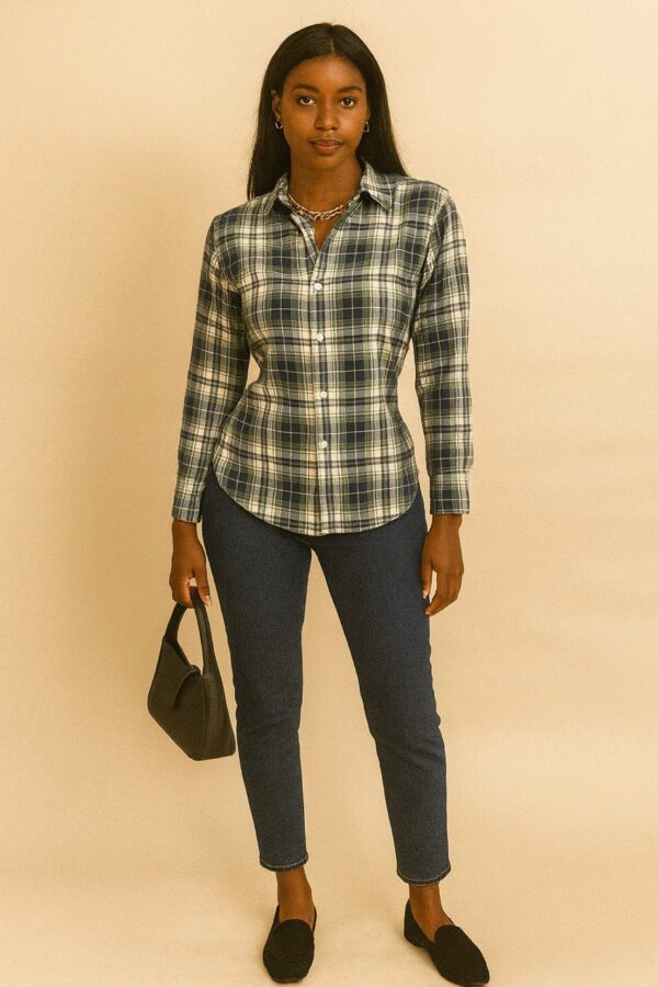 Pretty checkered shirt Size 10/12