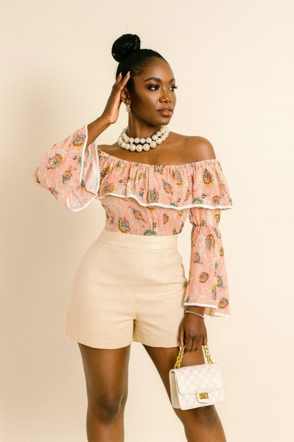 Beautiful floral off shoulder Size 12/14