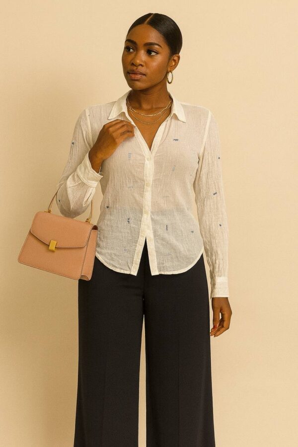 Light cotton vintage print shirt Size 14