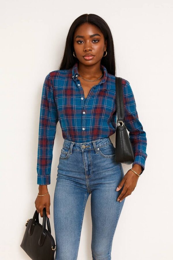 Pretty checkered shirt Size 10