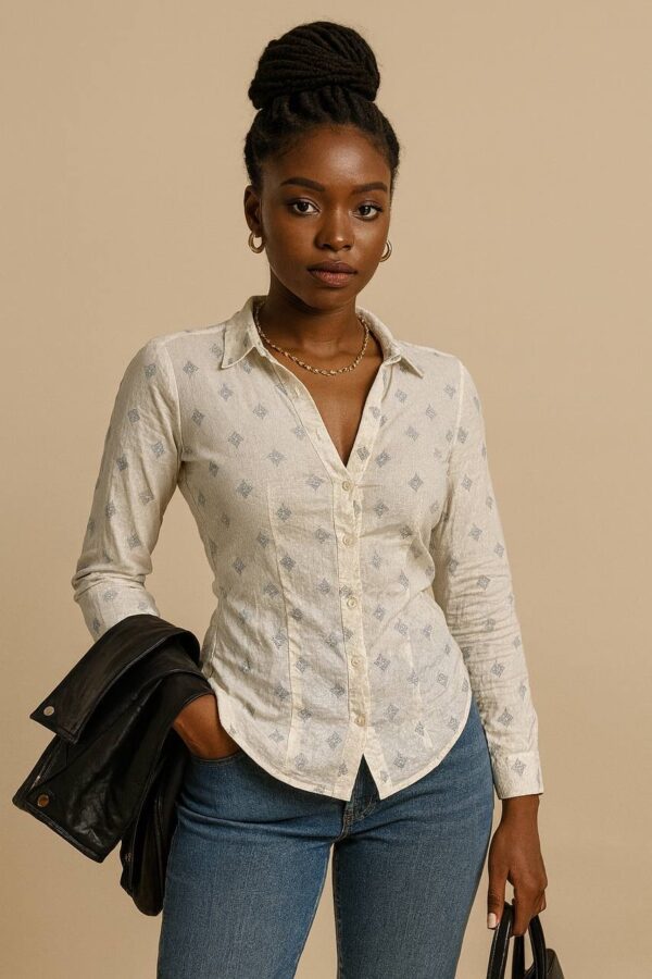 vintage print shirt Size 14/16