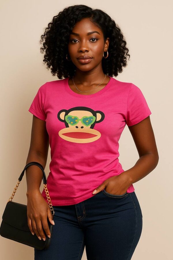 Pink graphic tee Size 10/12