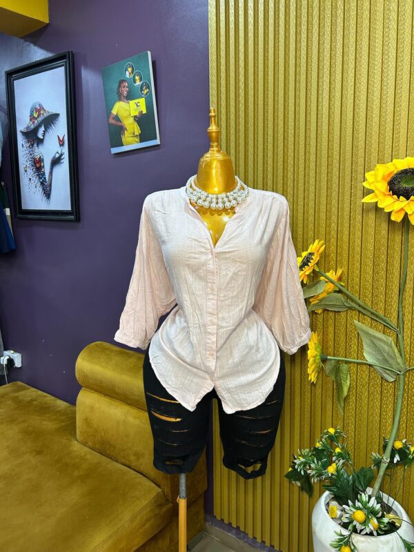 Light pink cotton shirt Size 18