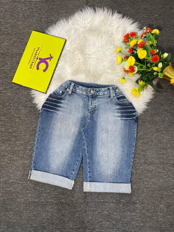 Dark blue jean shorts Size 12