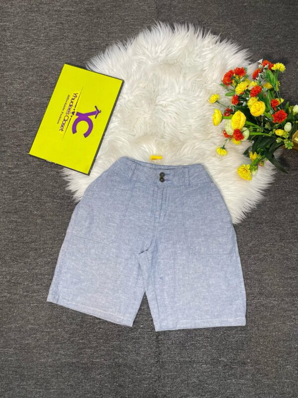 Light Blue Material Shorts Size 8/10