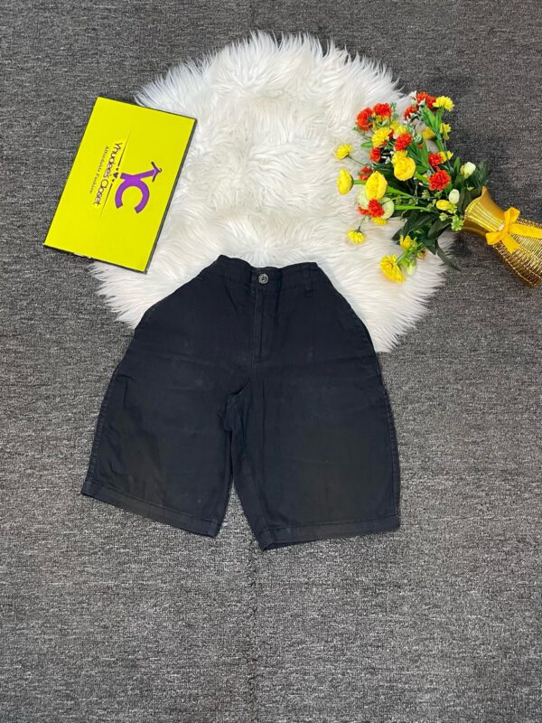 Black Jean Short Size 12