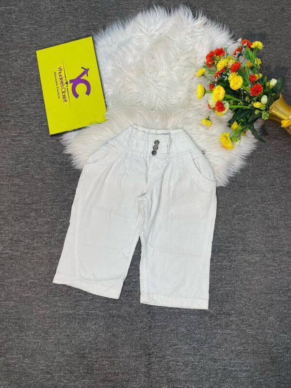 White Chinos Shorts Size 6