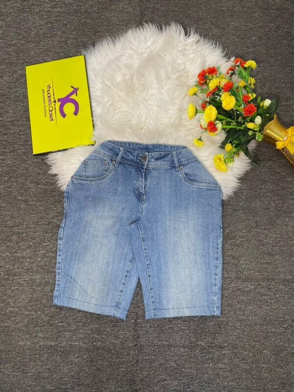 Light Blue Jean Short Size 12