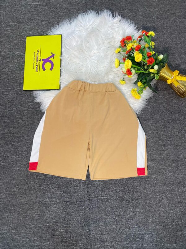 Nude Stretchy Lounge Shorts Size 16-20