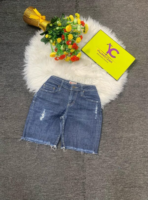 Dark Blue Jean Short Size 8