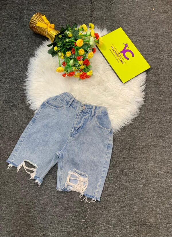 Light Blue Jean Short Size 6