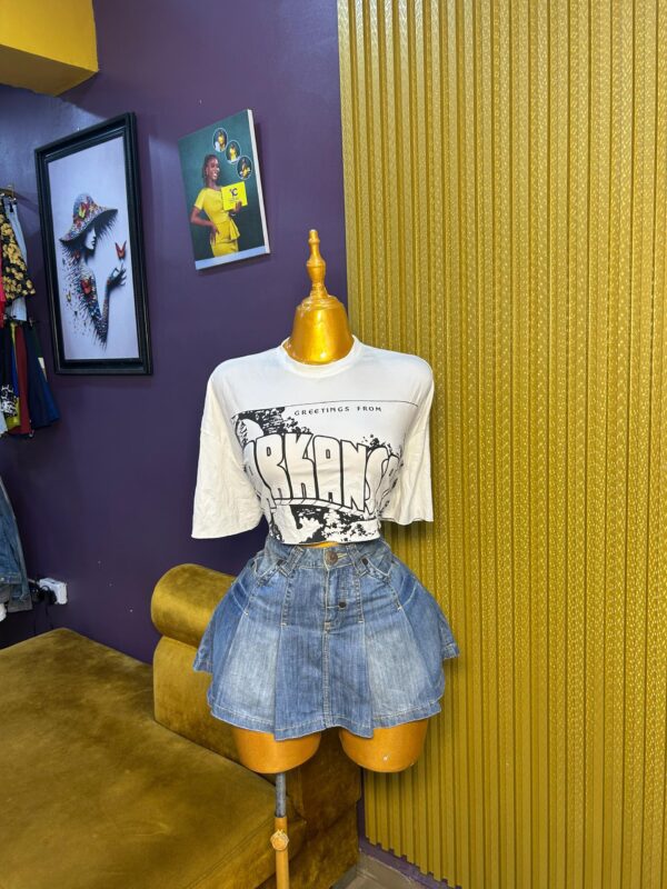 White Crop Top Size 10