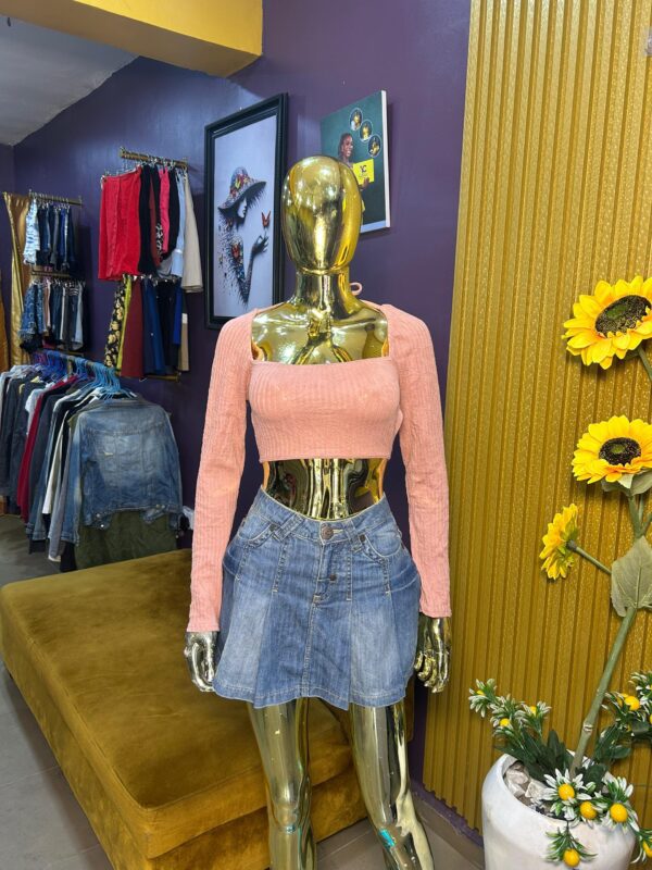 Pink Crop Top Size 10