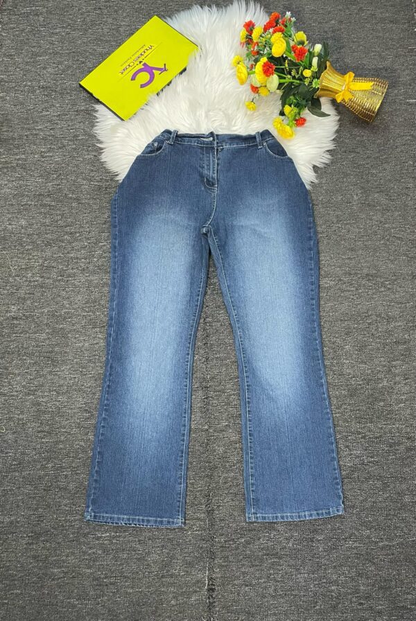 Dark blue palazzo jeans size 14/16, L 41