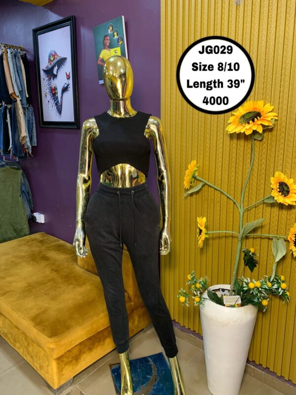 Black Skinny Joggers Size 8/10