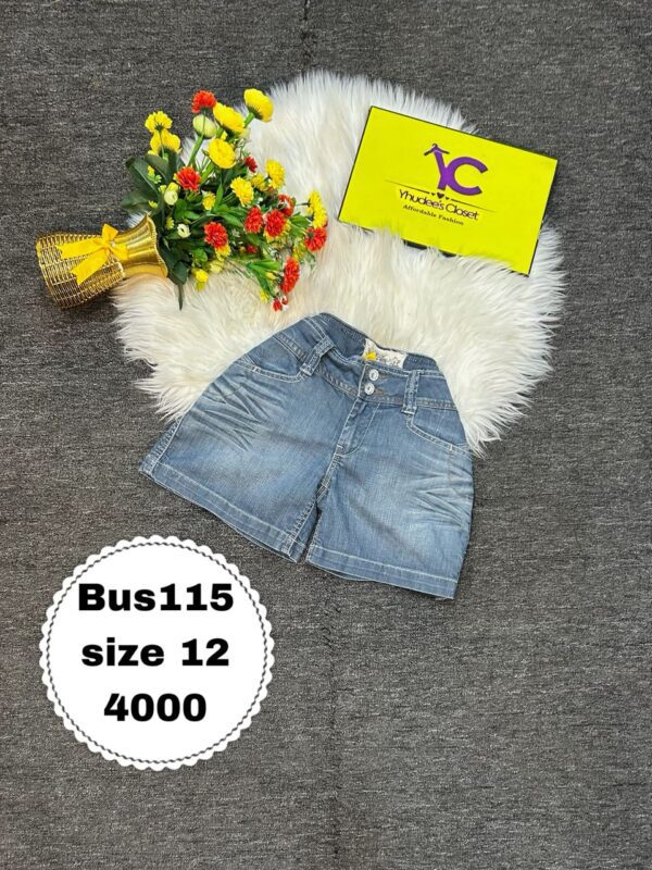 Stylish dark blue bum short Size 12