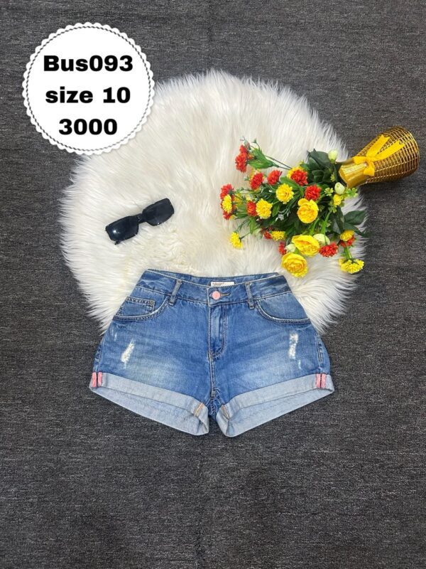 Stylish blue bumshort Size 10