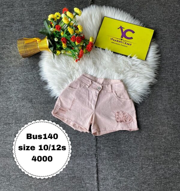 Stylish pink bum short Size 10/12s