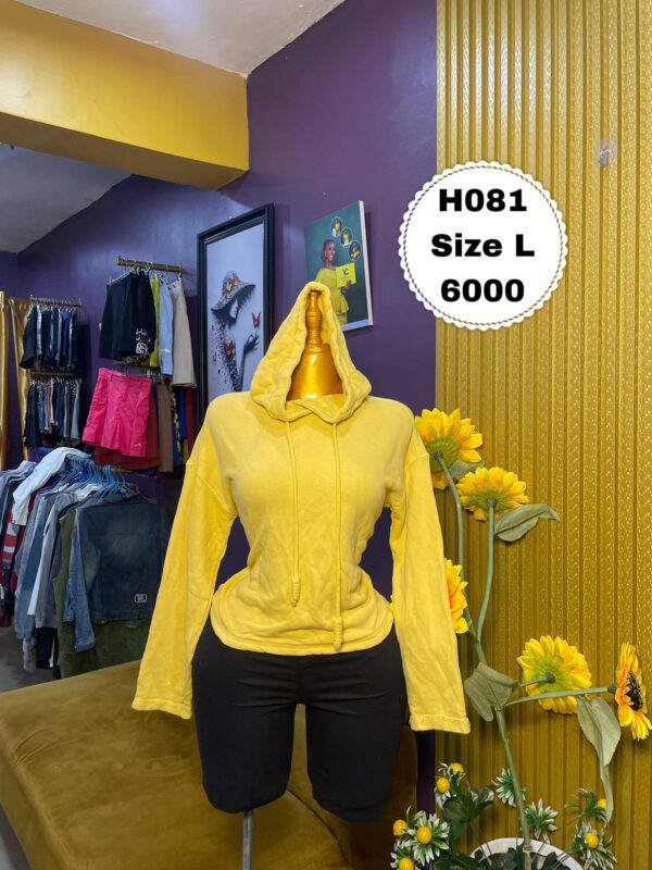 Yellow Hoodie L