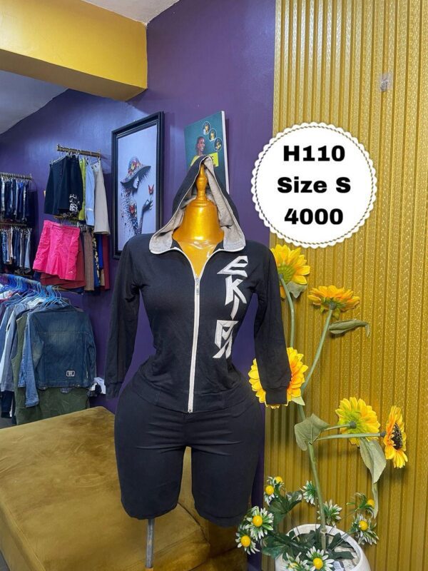 Dark Blue Zipper Hoodie S