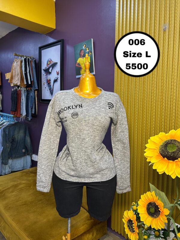 Grey Brooklyn Sweatshirt L