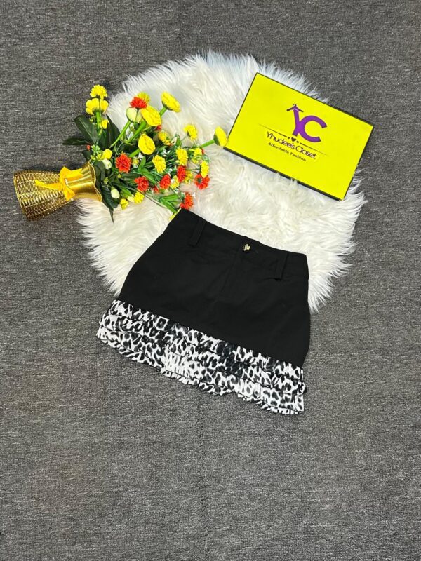 Black + Chiffon tier skirts size 12, L 14