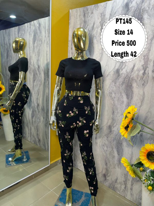 PT145 - Floral pant trouser | Size 14